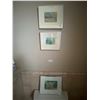 Image 1 : Malme Water Colour Pastel Paintings 3 Pieces