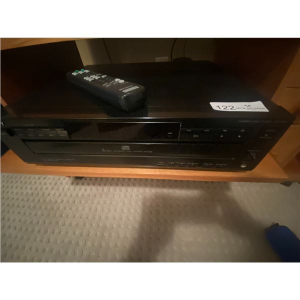 Sony 5 Disc CD Player CDP-C225 Remote Tested