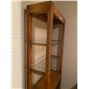 Image 2 : Lovely wood and glass Decorative Shelving 34 x 12 x 78 Items Not Included