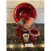 Image 1 : Red Art Glass Collection