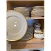 Image 3 : Royal Doulton Clarendon Tea Coffee - Large Serving Platters 12 Plates 12 Salad 3 Tea Cups Cream
