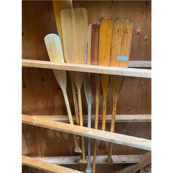 Wood Oar Collection