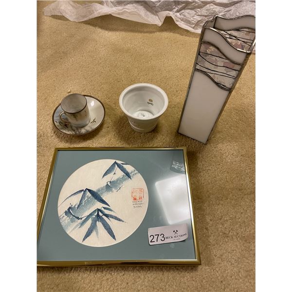 Virginai Kashman Gordon Water Colour  Bamboo Painting 1990