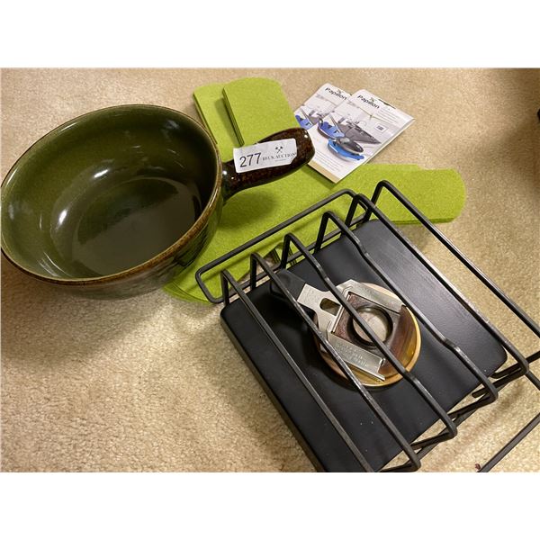 Cooking Hotplate & Pottery Pan Set