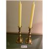 Image 1 : Brass Candlesticks 9"