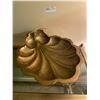 Image 1 : Massive Brass Sea Shell Bowl 14 x 14