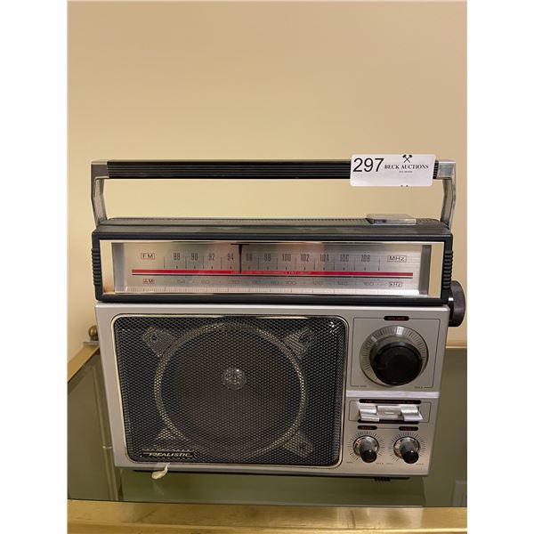 Vintage Realistic Radio 12-650A Tested