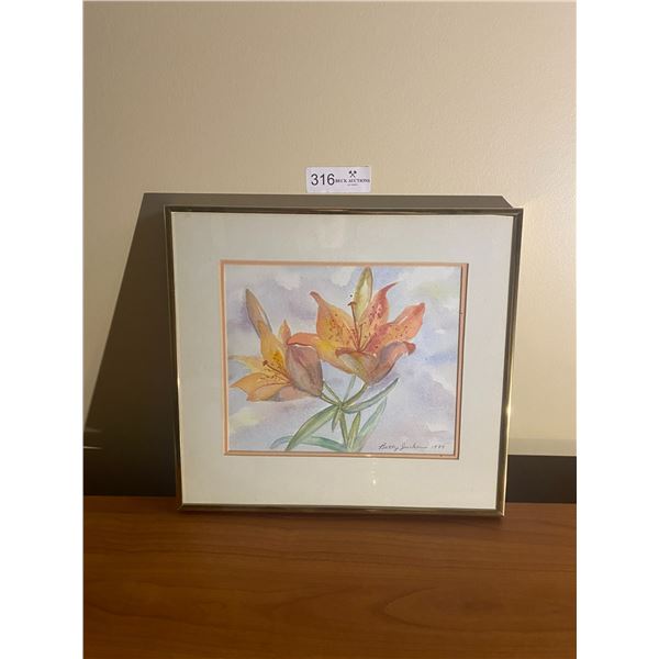 Water Color Paiting By Betty Jenkins 1989