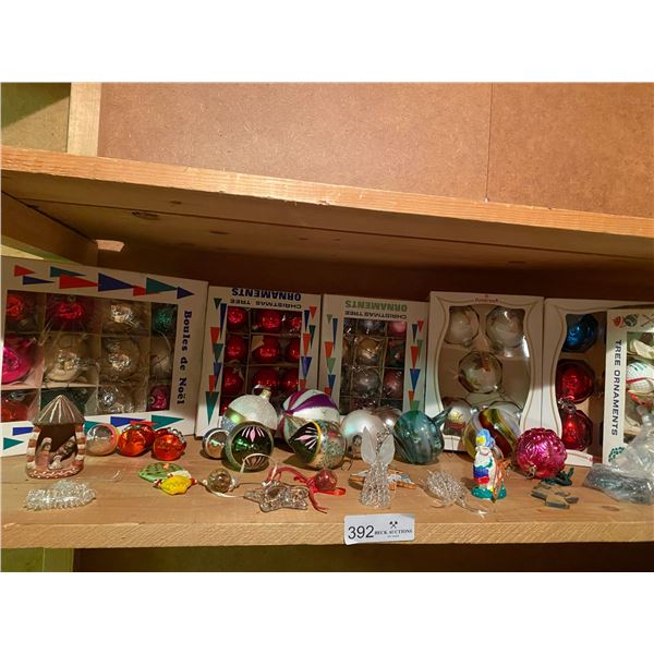 Assortment Of Christmas Ornaments