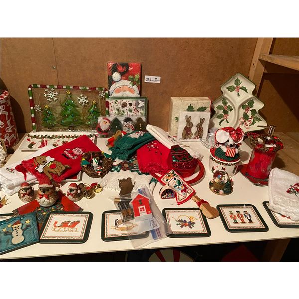 Assortment Of Christmas Decorations