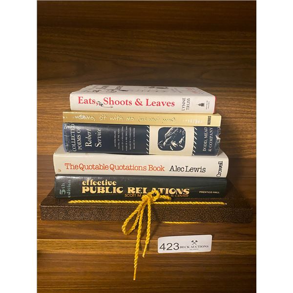 Poetry, Quotations and effective Public Relations Books