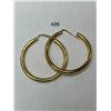 Image 1 : 2.40g 10K Gold Hoop Earrings