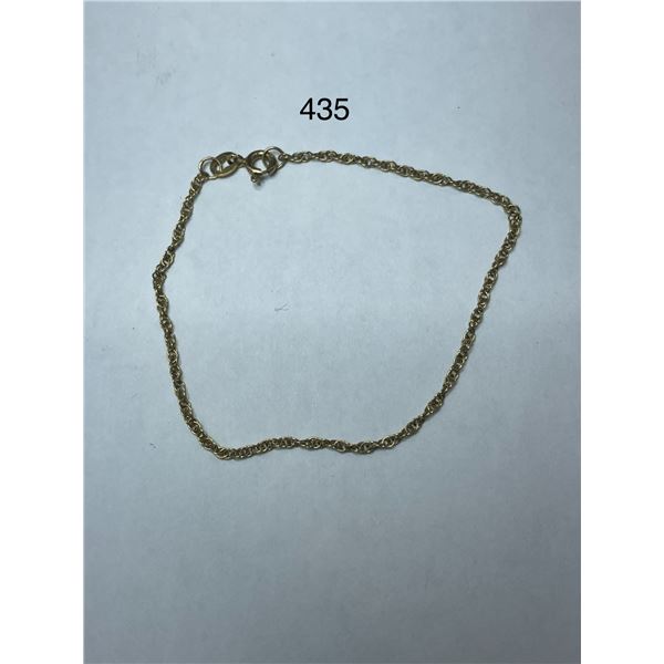 1g 10K Gold Bracelet