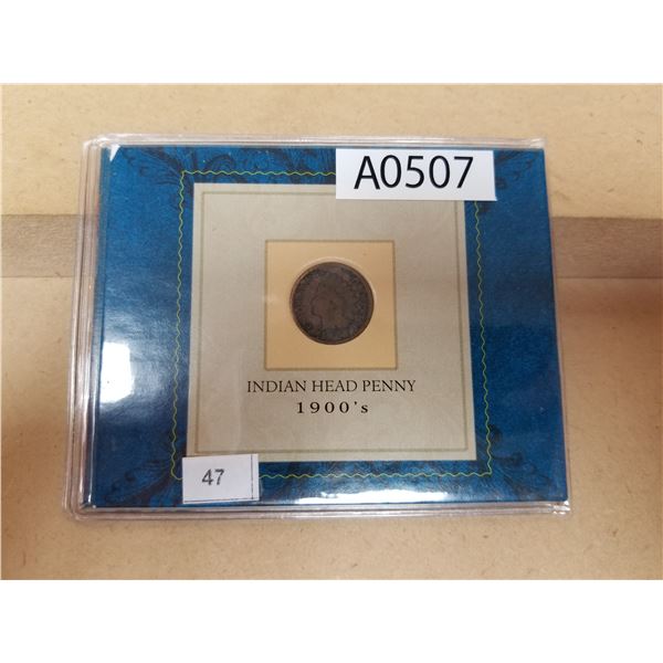 US Indian Head Penny 1900s (A0507)