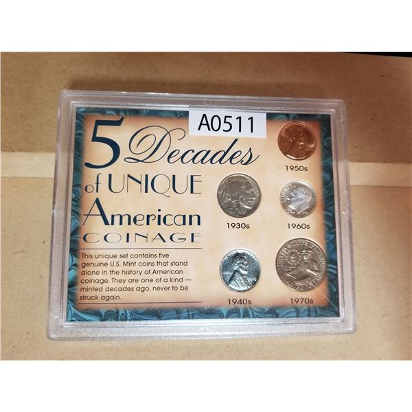 Five Decades of Unique American Coinage (A0511)