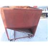 Image 1 : 40 Bushel Grain Hopper Feeding Bin - Set Up For Hydraulic Chute ( NO Cylinder)