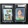 Image 1 : VINTAGE GRADED BASEBALL CARD LOT
