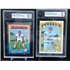 Image 1 : VINTAGE GRADED BASEBALL CARD LOT