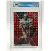 Image 1 : DREW BREES LIMITED ED 81/99 MOSAIC DRAFT PICKS PRIZM GRADED GCG 10