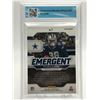 Image 2 : CEEDEE LAMB EMERGENT PRIZM ROOKIE CARD GRADED GCG 10