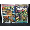 Image 1 : MONSTERS ON THE PROWL #27 AND CHALLENGERS OF THE UNKNOWN #50 (DC AND MARVEL COMICS)