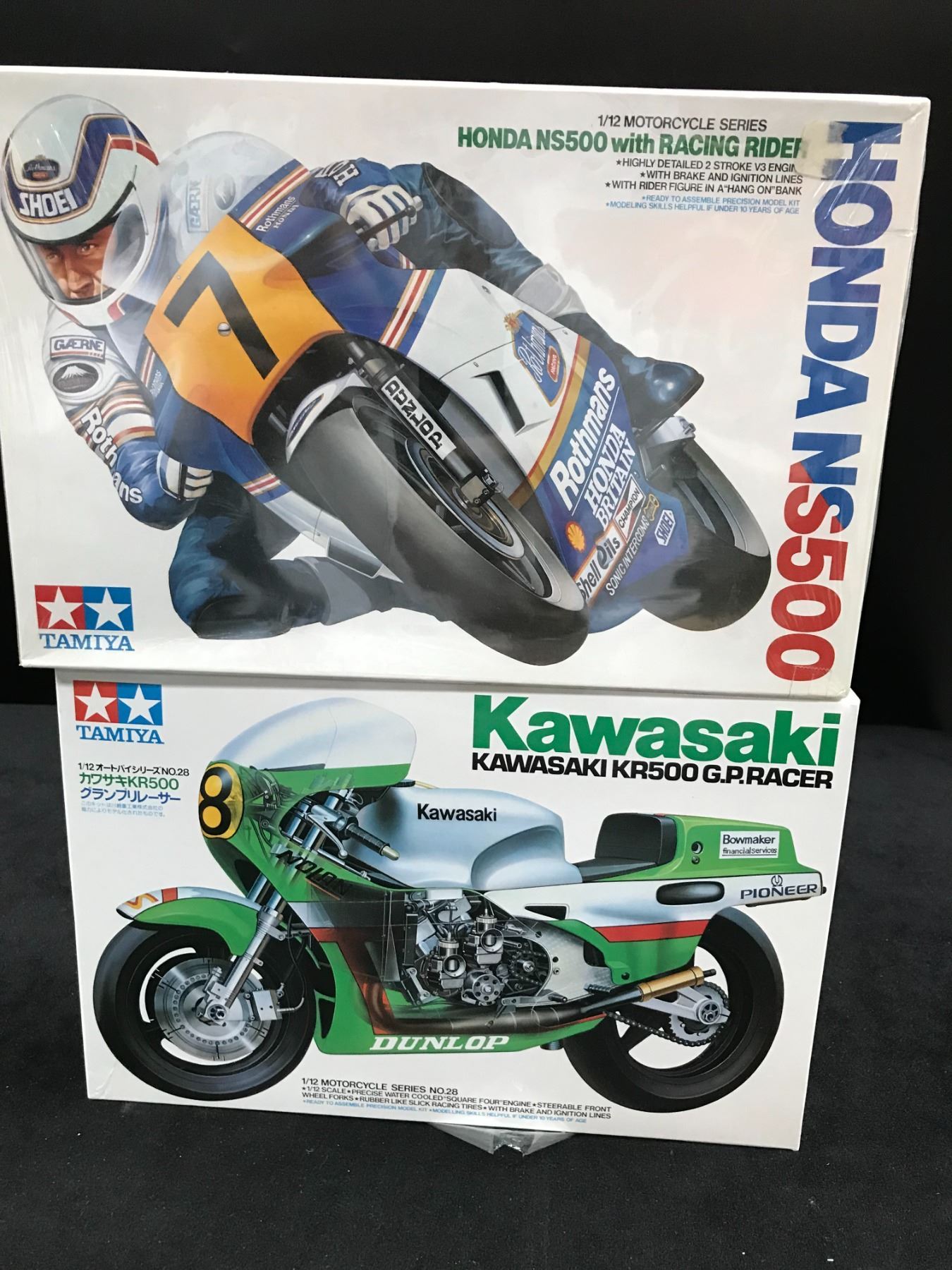 Tamiya Racing Motorcycle TWO SEALED TAMIYA MOTORCYCLE MODEL KITS