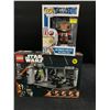 Image 1 : STAR WARS FUNKO POP/LEGO LOT