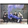 Image 1 : FALL OUT BOY BAND SIGNED 8 X 10 (RA COA)