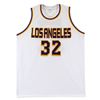 Image 3 : MAGIC JOHNSON SIGNE LA LAKERS BASKETBALL JERSEY (BECKETT COA)