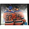 Image 1 : CONNOR MCDAVID AND DARNELL NURSE SIGNED 8 X 10 (GCG HOLO)