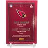 Image 3 : PANINI #11 SIGNED DAVID JOHNSON & LARRY FITZGERALED PANINI PREFERRED NUMBERED 01/49