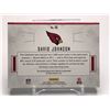 Image 3 : PANINI # 66 SIGNED DAVID JOHNSON ROOKIE CARD PLAYBOOK NUMBERED 09/49