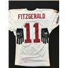 Image 1 : *FEATURE ITEM* LARRY FITZGERALD MULTI SIGNED ROOKIE YEAR GAME USED JERSEY AND GAME USED GLOVES (SGC)