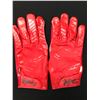 Image 1 : DANDRE HOPKINS DUAL SIGNED GAME USED FOOTBALL GLOVES (CARDINALS COA)