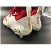 Image 2 : CHRISTIAN KIRK DUAL SIGNED GAME USED CLEATS (AUG 11TH 2018) CARDINALS COA