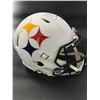 Image 1 : JU JU SMITH SCHUSTER SIGNED ON FIELD FULL SIZE STEELERS HELMET (TOTAL SPORTS COA)
