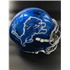 Image 1 : BILL SIMS SIGNED DETROIT LIONS FULL SIZE CHROME HELMET (JSA COA)