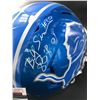 Image 2 : BILL SIMS SIGNED DETROIT LIONS FULL SIZE CHROME HELMET (JSA COA)
