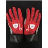 Image 1 : ARIZONA CARDINALS SIGNED GAME USED GLOVES