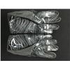 Image 3 : BUDDA BAKER NIKE AIR JORDAN DUAL SIGNED GAME USED FOOTBALL GLOVES (CARDINALS COA)