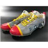 Image 3 : JARON BROWN CUSTOM MY CAUSE MY CLEATS GAME WORN FOOTBALL CLEATS (PSA DNA)