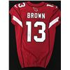 Image 1 : JOHN BROWN SIGNED GAME USED ARIZONA CARDINALS JERSEY (PSA DNA/CARDINALS COA)