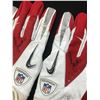 Image 2 : LARRY FITZGERALD DUAL SIGNED GAME USED FOOTBALL CLEATS (CARDINALS COA)