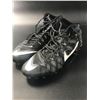 Image 1 : DAVID JOHNSON DUAL SIGNED GAME USED FOOTBALL CLEATS (PSA DNA)