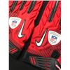 Image 2 : LARRY FITZGERALD DUAL SIGNED GAME USED FOOTBALL GLOVES (CARDINALS COA)