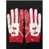 Image 1 : PATRICK PETERSON DUAL SIGNED GAME USED FOOTBALL GLOVES (CARDINALS COA)