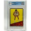 Image 1 : 1972 TOPPS WILLIE NORWOOD ROOKIE CARD GRADED GCG 9.5