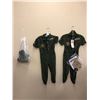Image 1 : "Ivy + Bean Movie"  group of 2 hero bean military jumpsuits with accessories and one pair of boots