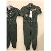 Image 2 : "Ivy + Bean Movie"  group of 2 hero ivy military jumpsuits