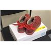 Image 2 : "Ivy + Bean Movie" Pair of Hero IVY red booties size US kids 13 brand name Elephantido